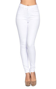 White High Waisted Jeans